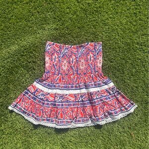 Bell- mini smocked skirt, XS